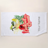 Cocktail Queen  Hen Bachelorette Party Strandlaken (Voorkant)