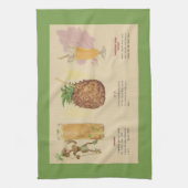 Cocktail Recept Bar Handdoek (Verticaal)