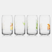 Cocktail Recept Set 2 Blikvorm Glas (Rechts)