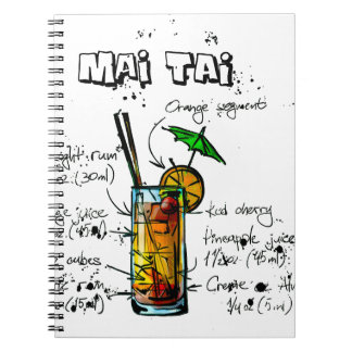 Cocktail Recipe Mai Tai Notitieboek