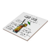 Cocktail Recipe Mai Tai Tegeltje (Zijkant)