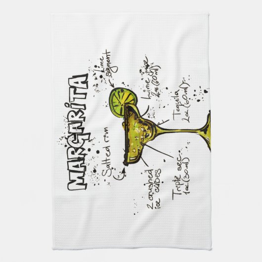 Cocktail Recipe Margarita Theedoek (Verticaal)