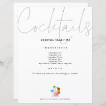 Cocktail Recipe voor Multomap Page Future Mrs.