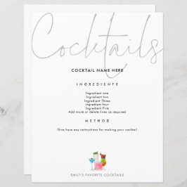 Cocktail Recipe voor Multomap Page Future Mrs.