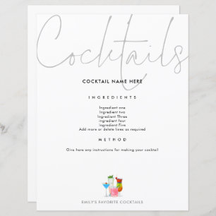 Cocktail Recipe voor Multomap Page Future Mrs.