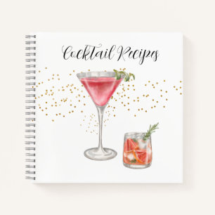 Cocktail Recipes Notitieboek