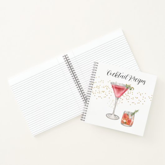 Cocktail Recipes Notitieboek (Binnen)