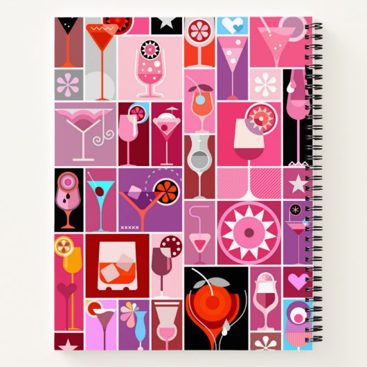 Cocktail Recipes Personalized Notitieboek (Achterkant)