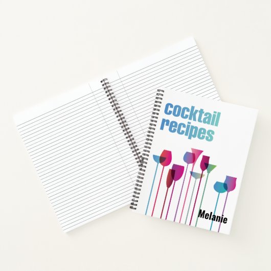Cocktail Recipes Personalized Notitieboek (Binnen)