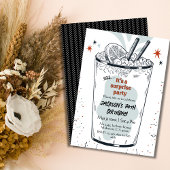 Cocktail retro drink thema 70e surprise Verjaardag Kaart