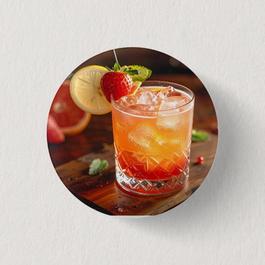 cocktail ronde button 3,2 cm (Voorkant)