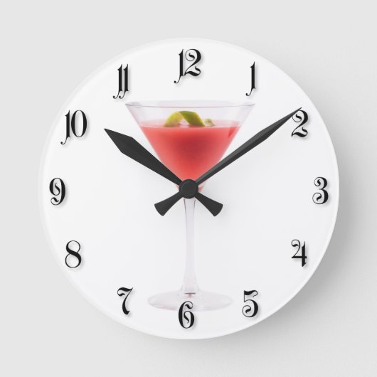 cocktail ronde klok (Voorkant)