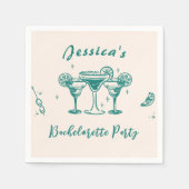 Cocktail script bachelorette Party Servet (Voorkant)