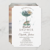 Cocktail Seashells Nautisch Vrijgezellenfeest Kaart (Voorkant / Achterkant)