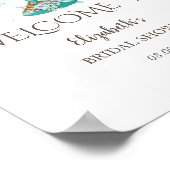 Cocktail Seashells Summer Vrijgezellenfeest Poster (Hoek)