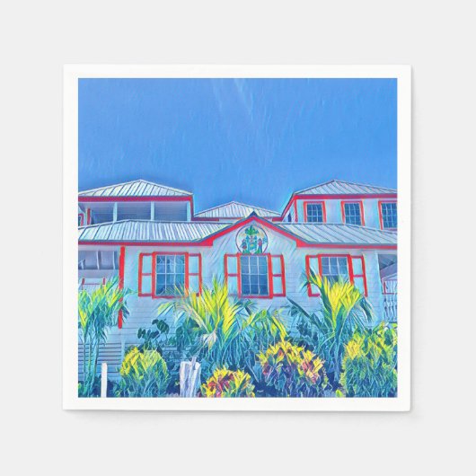 Cocktail servet- Hope Town Basisschool- 2021 Servet (Voorkant)