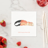 Cocktail servet met Stone Crab Motief (Insitu)