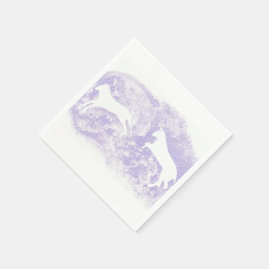 Cocktail servetten met Horse Design (Hoek)