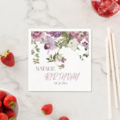 Cocktail servetten Waterverf Vintage Bloemen (Insitu)