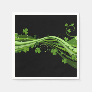 Cocktail Size Paper Napkins-Saint Patrick's Servet