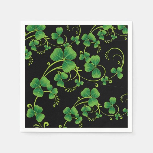 Cocktail Size Paper Napkins-Saint Patrick's Servet (Voorkant)