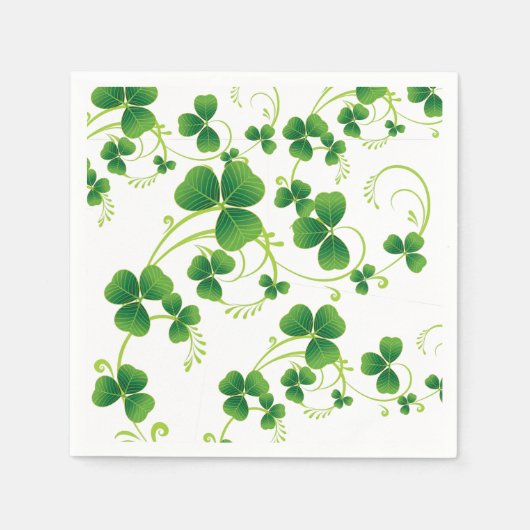 Cocktail Size Paper Napkins-Saint Patrick's Servet (Voorkant)