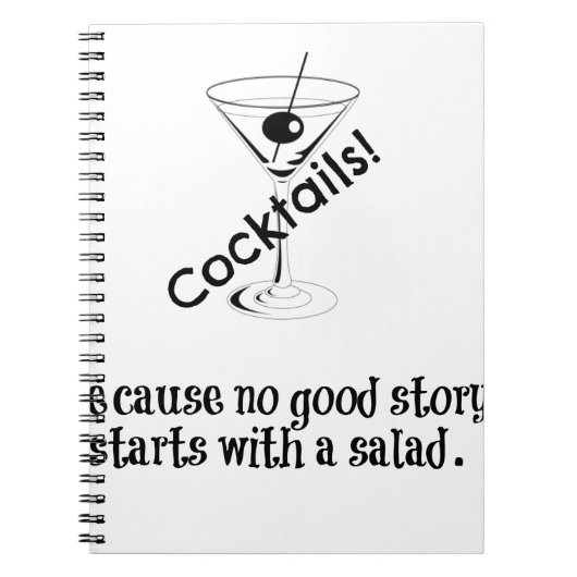 Cocktail Story Notitieboek (Voorkant)