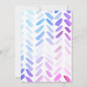 Cocktail strandfeest sweet 16 kaart (Achterkant)