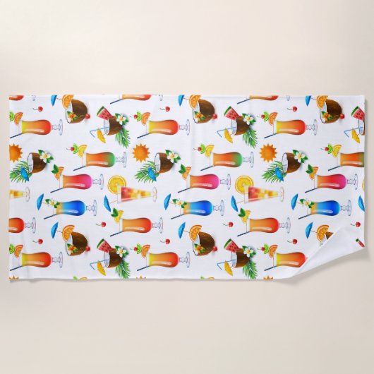 Cocktail Strandlaken (Voorkant)