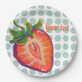 cocktail, Strawberry Papieren Bordje (Voorkant)