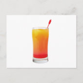 Cocktail Tequila Sunrise Briefkaart (Voorkant)