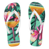 Cocktail Tijd Flip Flops (Voetbed)