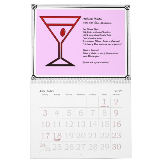 Cocktail Time 2010 Agenda Kalender (Jan 2027)
