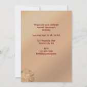 Cocktail Time. Birthday Uitnodiging (Achterkant)