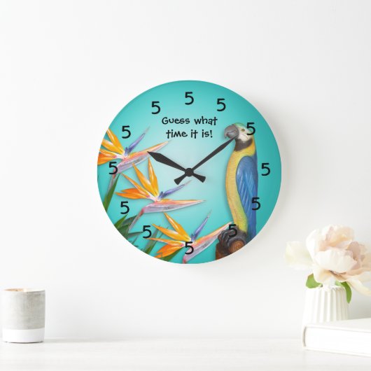 Cocktail time clock grote klok (Huis)