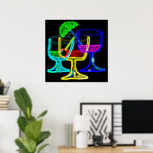 Cocktail Time. Poster (Thuiskantoor)