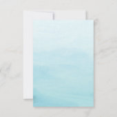 Cocktail Tropische Dranken Poolside Bruidsfeest Bedankkaart (Achterkant)