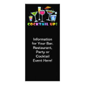 COCKTAIL UP PROMOTIONAL EVENT RACK KAART (Voorkant)