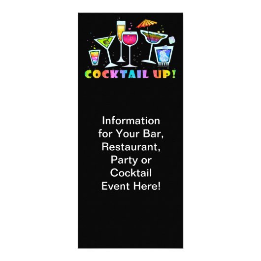 COCKTAIL UP PROMOTIONAL EVENT RACK KAART (Voorkant)