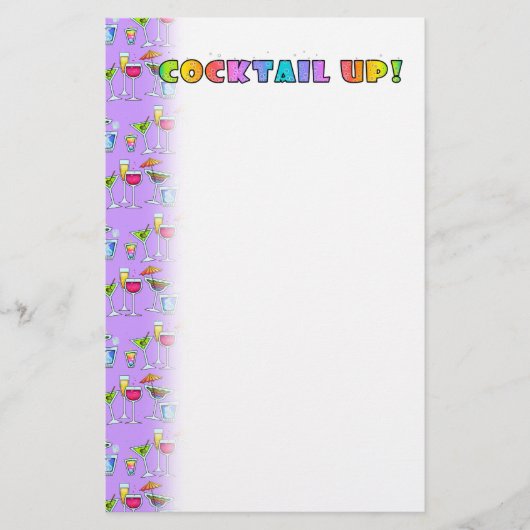 COCKTAIL UP STATIONERY BRIEFPAPIER (Voorkant)