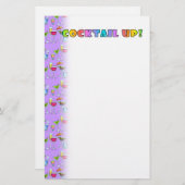 COCKTAIL UP STATIONERY BRIEFPAPIER (Voorkant / Achterkant)
