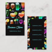 Cocktail uur 2 visitekaartje (Voorkant / Achterkant)