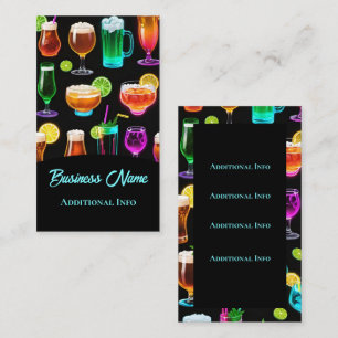 Cocktail uur 2 visitekaartje