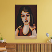 Cocktail-uur Canvas Afdruk (Insitu (Woonkamer))