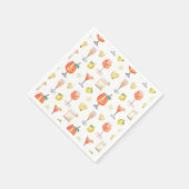 Cocktail uur Italiaanse bruiloft servetten (Hoek)