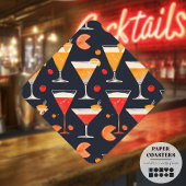 cocktail uur kartonnen onderzetters