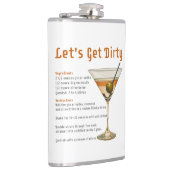 Cocktail uur Laten we vies Martini recept Heupfles (Rechts)