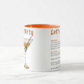 Cocktail uur Laten we vies Martini recept Mok (Midden)