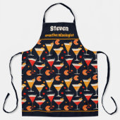  cocktail uur mixoloog schort (Voorkant)