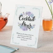 Cocktail Uur Trouwbord Reclamebord Met Voetstuk (Insitu)